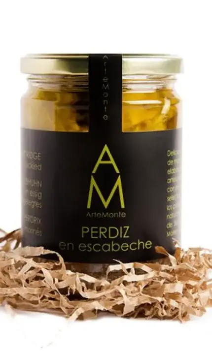 Perdiz Desmigada en Escabeche (330gr) "Artemonte"