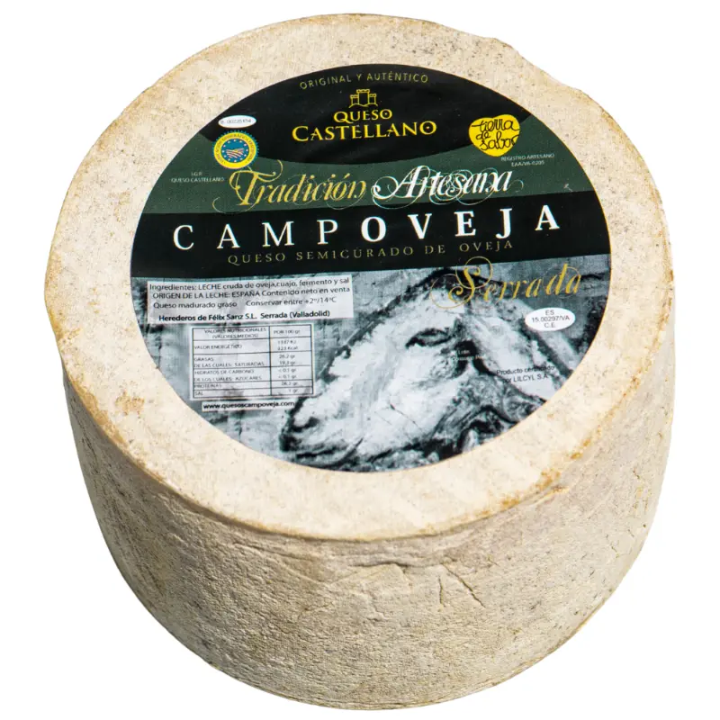 CT01 Queso Oveja Semicurado "Campoveja" - Imagen 1