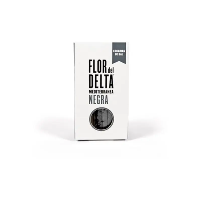 FD380616 Escamas Sal Negra (125gr) "Flor del Delta" - Imagen 1